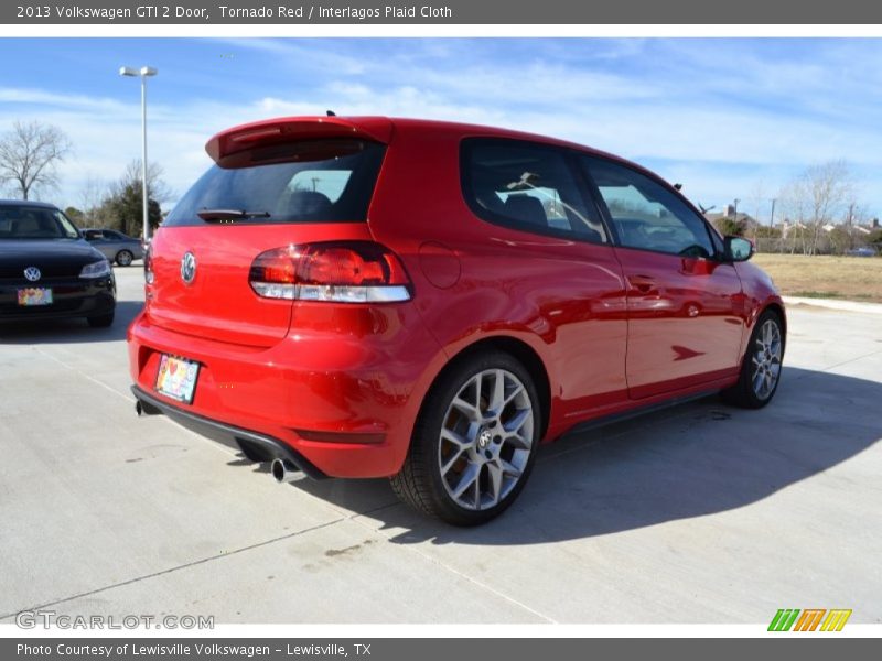 Tornado Red / Interlagos Plaid Cloth 2013 Volkswagen GTI 2 Door
