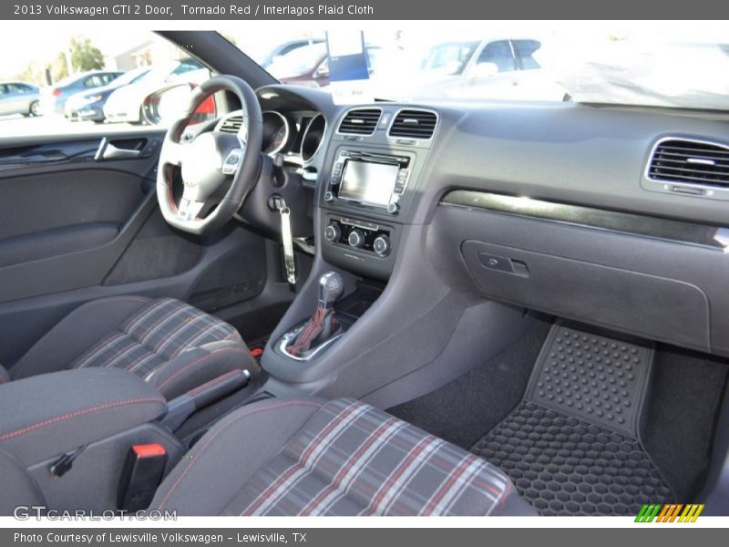 Tornado Red / Interlagos Plaid Cloth 2013 Volkswagen GTI 2 Door