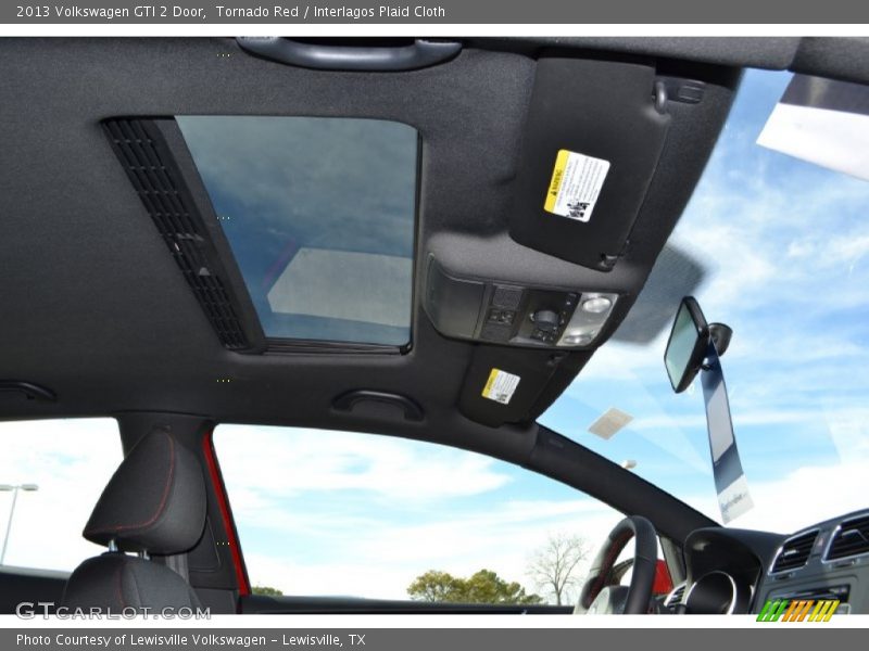 Tornado Red / Interlagos Plaid Cloth 2013 Volkswagen GTI 2 Door