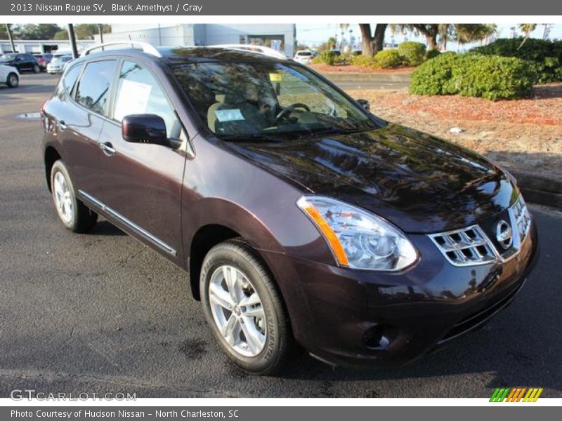 Black Amethyst / Gray 2013 Nissan Rogue SV