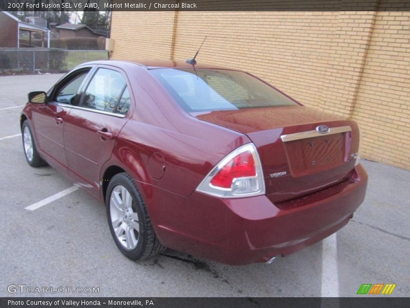  2007 Fusion SEL V6 AWD Merlot Metallic