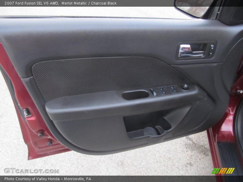 Merlot Metallic / Charcoal Black 2007 Ford Fusion SEL V6 AWD