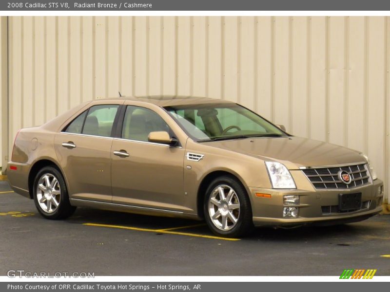 Radiant Bronze / Cashmere 2008 Cadillac STS V8