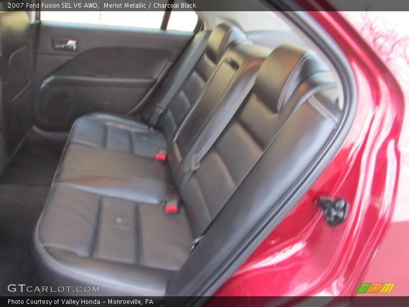 Merlot Metallic / Charcoal Black 2007 Ford Fusion SEL V6 AWD
