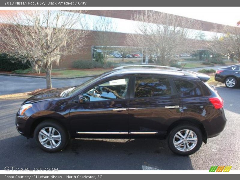 Black Amethyst / Gray 2013 Nissan Rogue SV