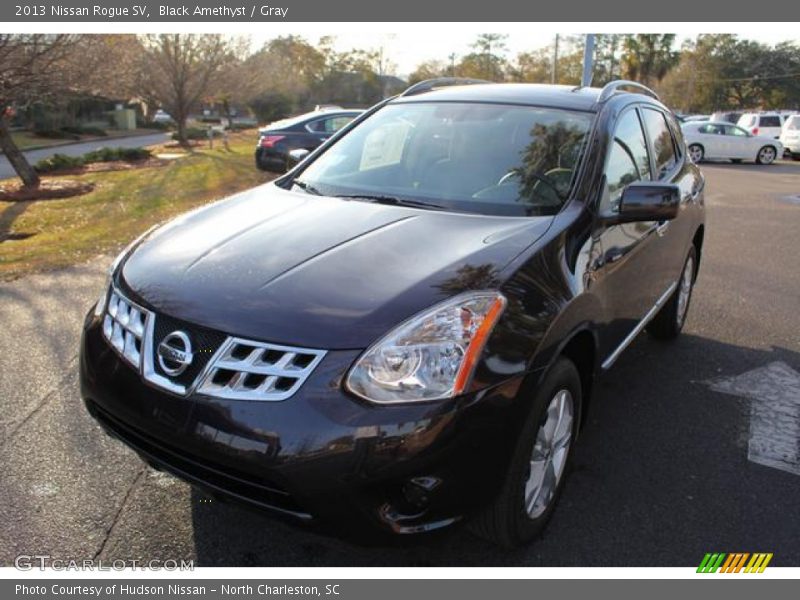Black Amethyst / Gray 2013 Nissan Rogue SV