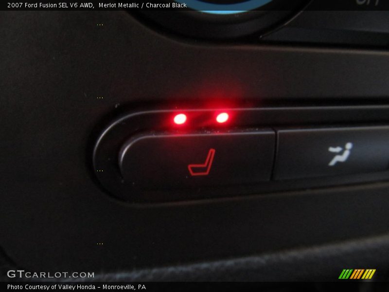 Merlot Metallic / Charcoal Black 2007 Ford Fusion SEL V6 AWD