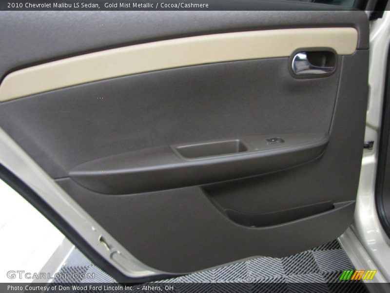 Gold Mist Metallic / Cocoa/Cashmere 2010 Chevrolet Malibu LS Sedan