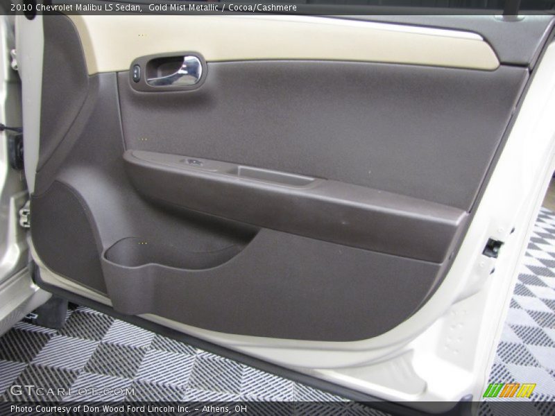 Gold Mist Metallic / Cocoa/Cashmere 2010 Chevrolet Malibu LS Sedan