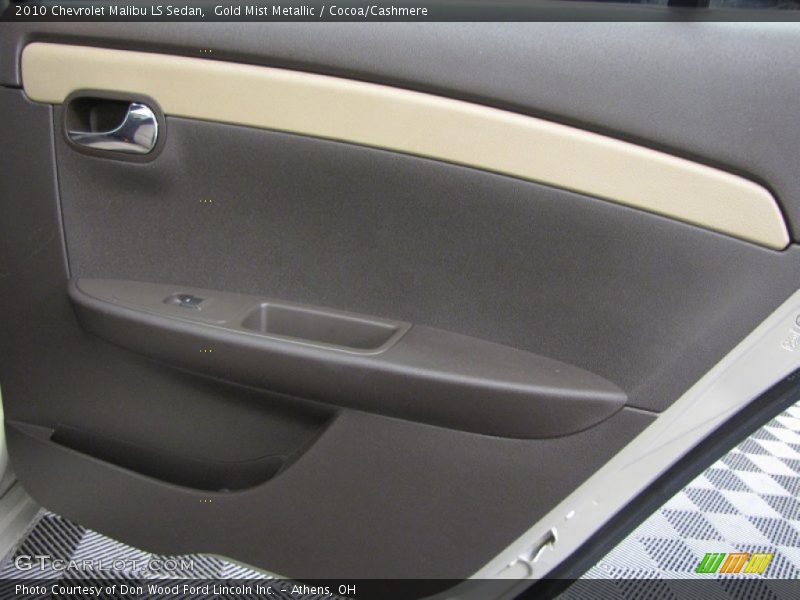 Gold Mist Metallic / Cocoa/Cashmere 2010 Chevrolet Malibu LS Sedan