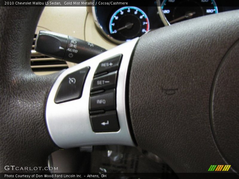 Gold Mist Metallic / Cocoa/Cashmere 2010 Chevrolet Malibu LS Sedan