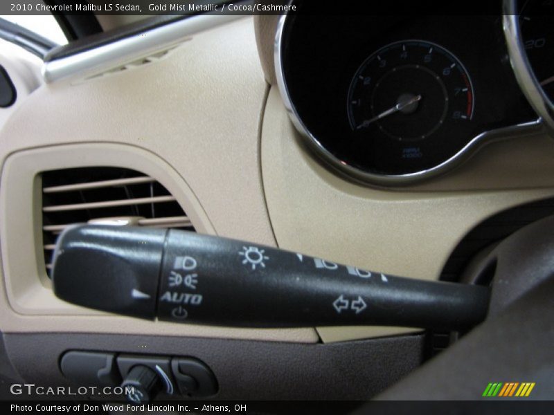 Gold Mist Metallic / Cocoa/Cashmere 2010 Chevrolet Malibu LS Sedan