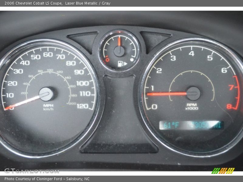 Laser Blue Metallic / Gray 2006 Chevrolet Cobalt LS Coupe
