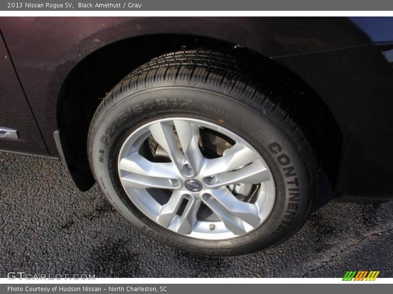 Black Amethyst / Gray 2013 Nissan Rogue SV