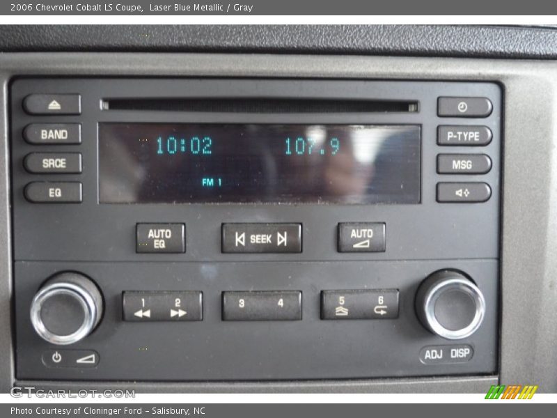 Audio System of 2006 Cobalt LS Coupe