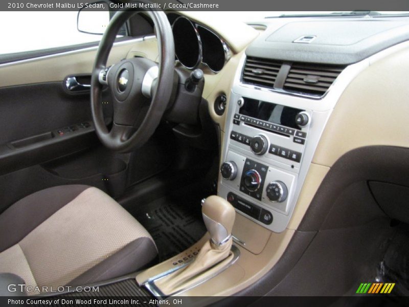 Gold Mist Metallic / Cocoa/Cashmere 2010 Chevrolet Malibu LS Sedan