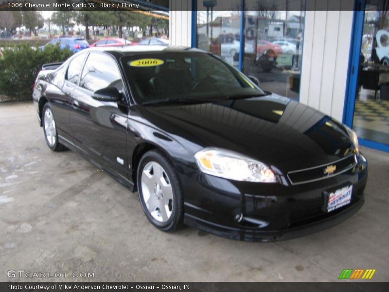 Black / Ebony 2006 Chevrolet Monte Carlo SS