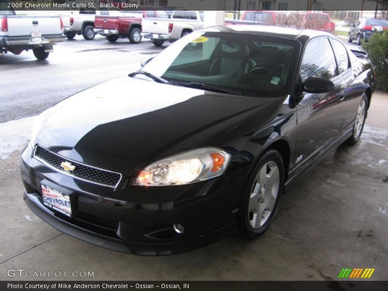 Black / Ebony 2006 Chevrolet Monte Carlo SS