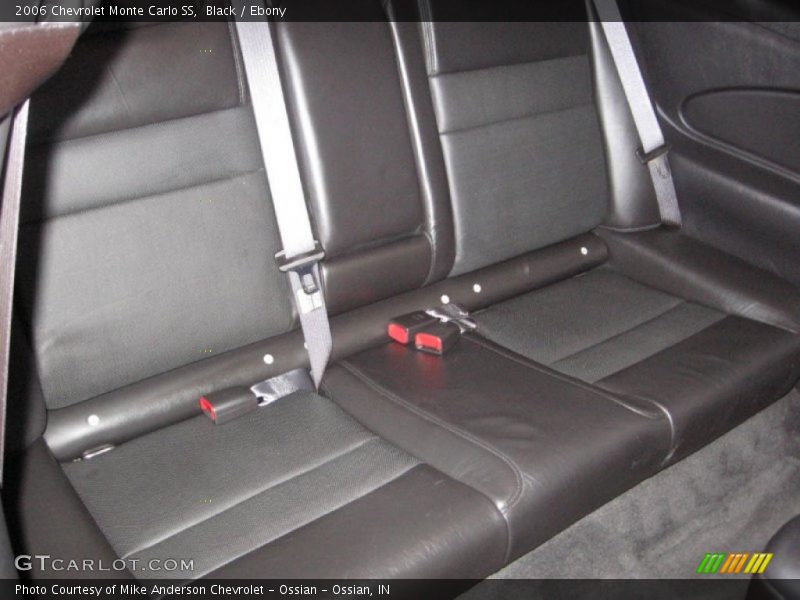 Rear Seat of 2006 Monte Carlo SS