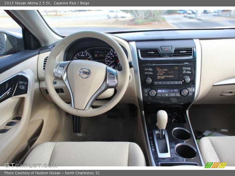 Cayenne Red / Beige 2013 Nissan Altima 2.5 SV