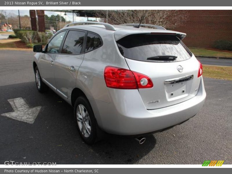 Brilliant Silver / Black 2013 Nissan Rogue SV