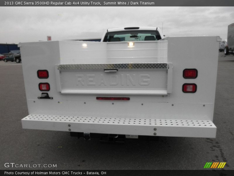 Summit White / Dark Titanium 2013 GMC Sierra 3500HD Regular Cab 4x4 Utility Truck