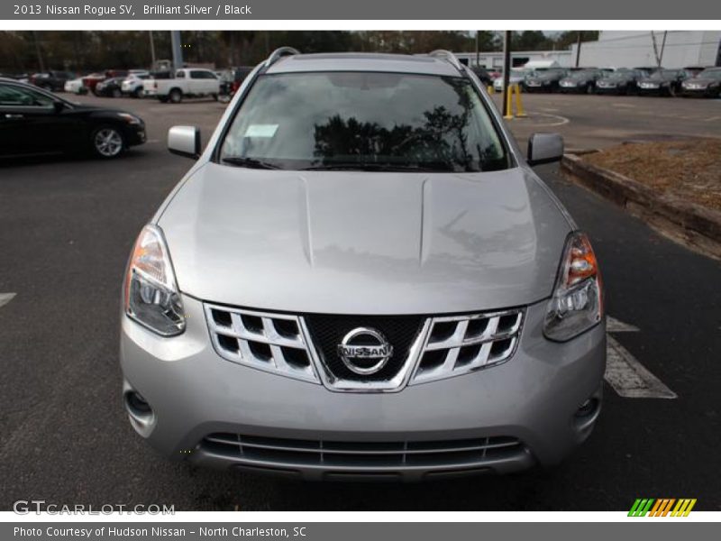 Brilliant Silver / Black 2013 Nissan Rogue SV
