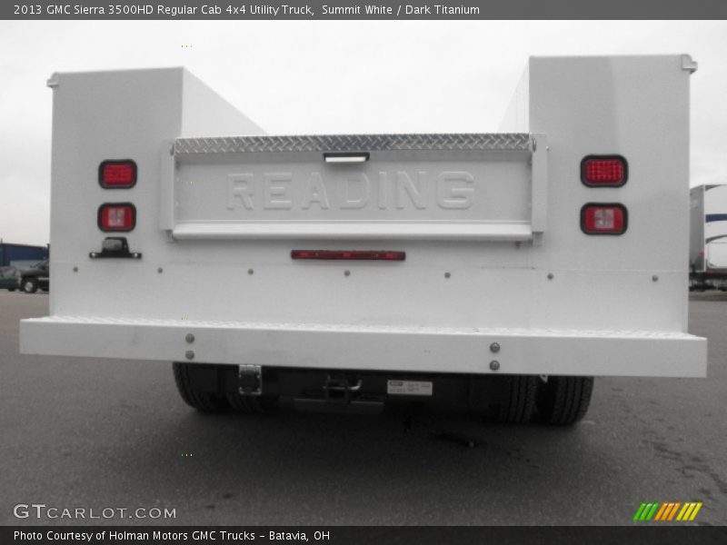 Summit White / Dark Titanium 2013 GMC Sierra 3500HD Regular Cab 4x4 Utility Truck