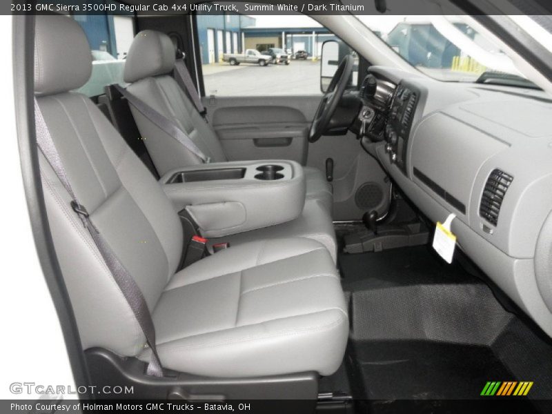 Summit White / Dark Titanium 2013 GMC Sierra 3500HD Regular Cab 4x4 Utility Truck