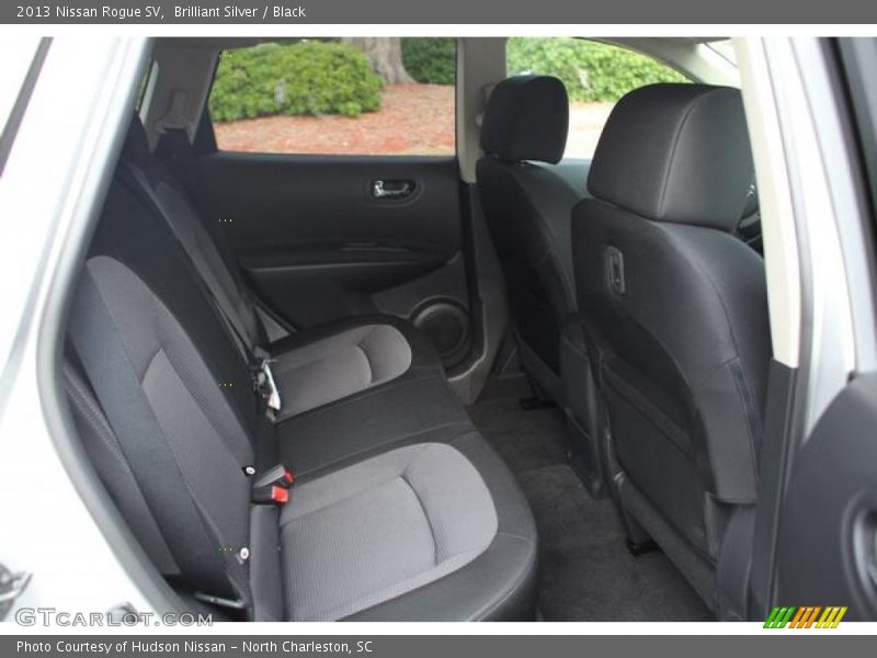 Brilliant Silver / Black 2013 Nissan Rogue SV