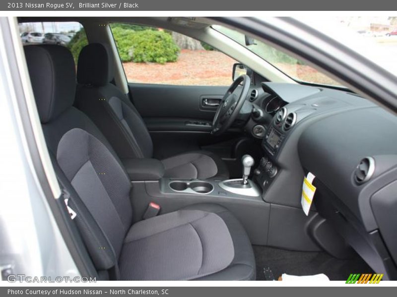 Brilliant Silver / Black 2013 Nissan Rogue SV