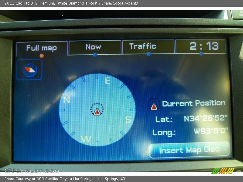White Diamond Tricoat / Shale/Cocoa Accents 2011 Cadillac DTS Premium