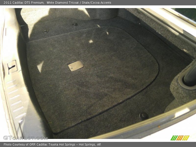 White Diamond Tricoat / Shale/Cocoa Accents 2011 Cadillac DTS Premium