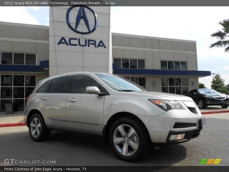 Palladium Metallic / Ebony 2012 Acura MDX SH-AWD Technology