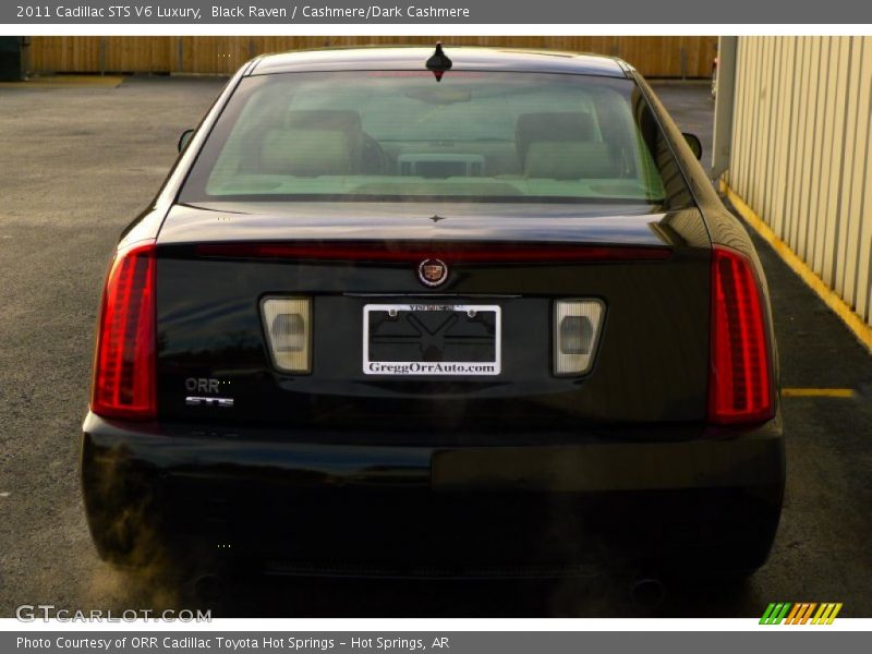 Black Raven / Cashmere/Dark Cashmere 2011 Cadillac STS V6 Luxury