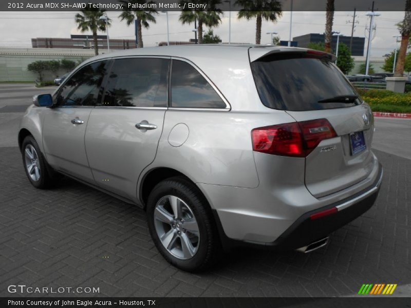 Palladium Metallic / Ebony 2012 Acura MDX SH-AWD Technology