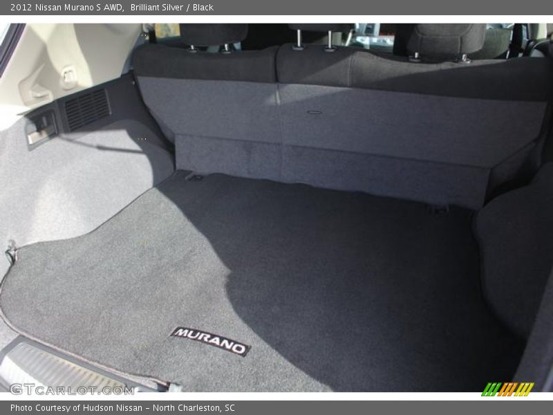Brilliant Silver / Black 2012 Nissan Murano S AWD