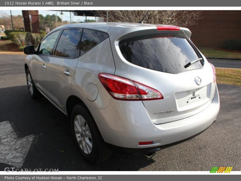 Brilliant Silver / Black 2012 Nissan Murano S AWD
