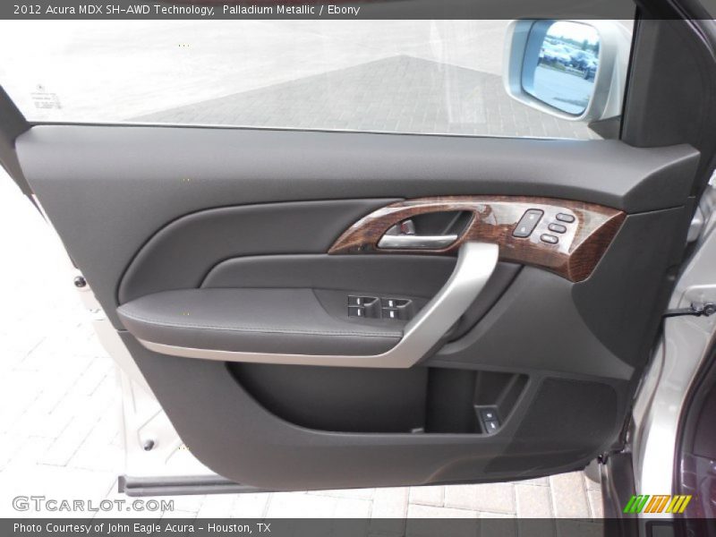 Palladium Metallic / Ebony 2012 Acura MDX SH-AWD Technology
