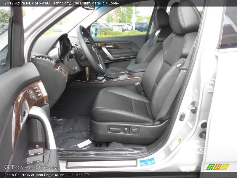 Front Seat of 2012 MDX SH-AWD Technology