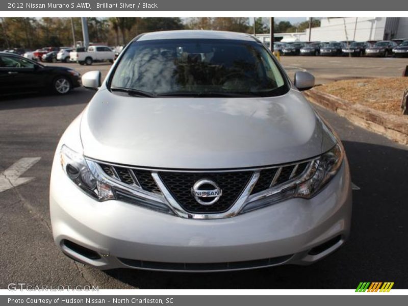 Brilliant Silver / Black 2012 Nissan Murano S AWD