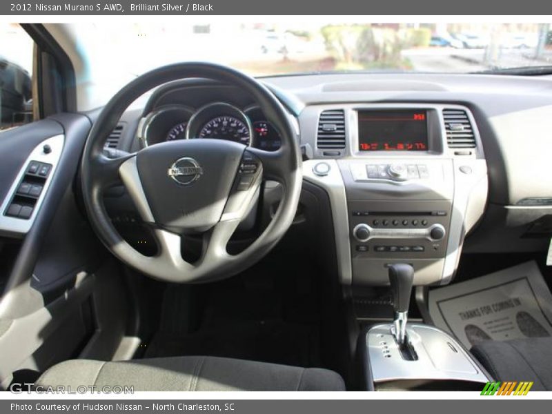 Brilliant Silver / Black 2012 Nissan Murano S AWD