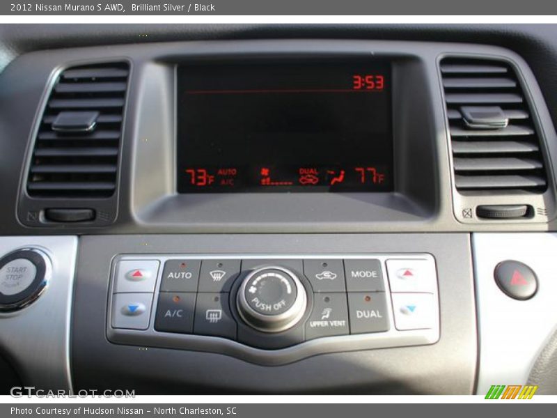 Brilliant Silver / Black 2012 Nissan Murano S AWD