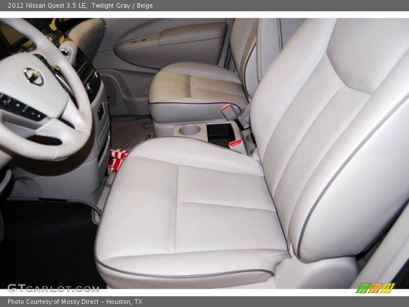 Twilight Gray / Beige 2012 Nissan Quest 3.5 LE
