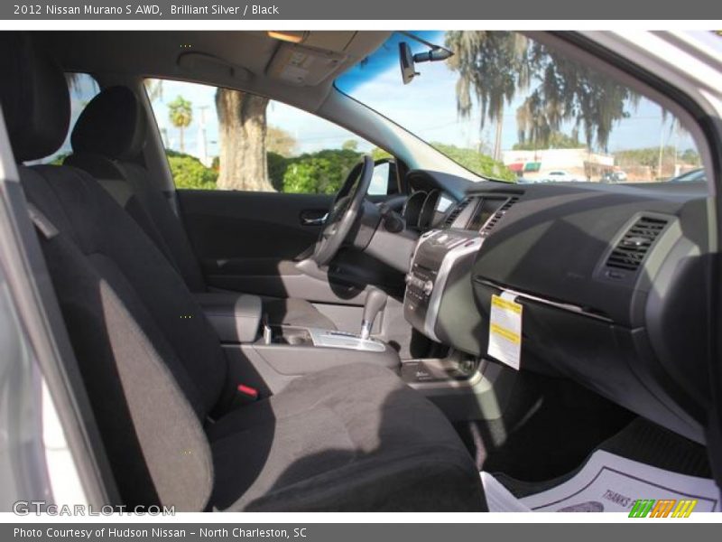 Brilliant Silver / Black 2012 Nissan Murano S AWD
