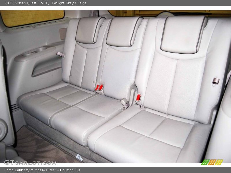 Twilight Gray / Beige 2012 Nissan Quest 3.5 LE