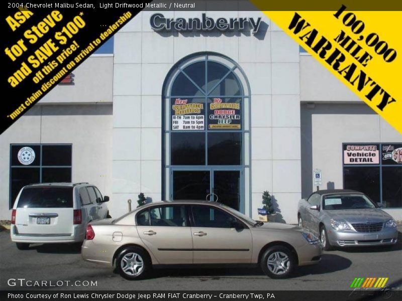Light Driftwood Metallic / Neutral 2004 Chevrolet Malibu Sedan