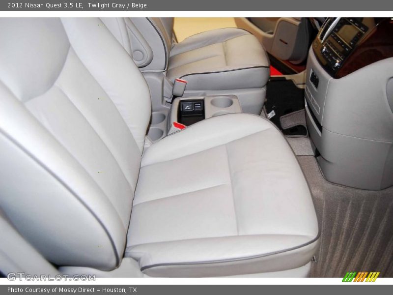 Twilight Gray / Beige 2012 Nissan Quest 3.5 LE