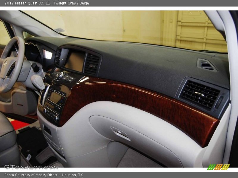Twilight Gray / Beige 2012 Nissan Quest 3.5 LE