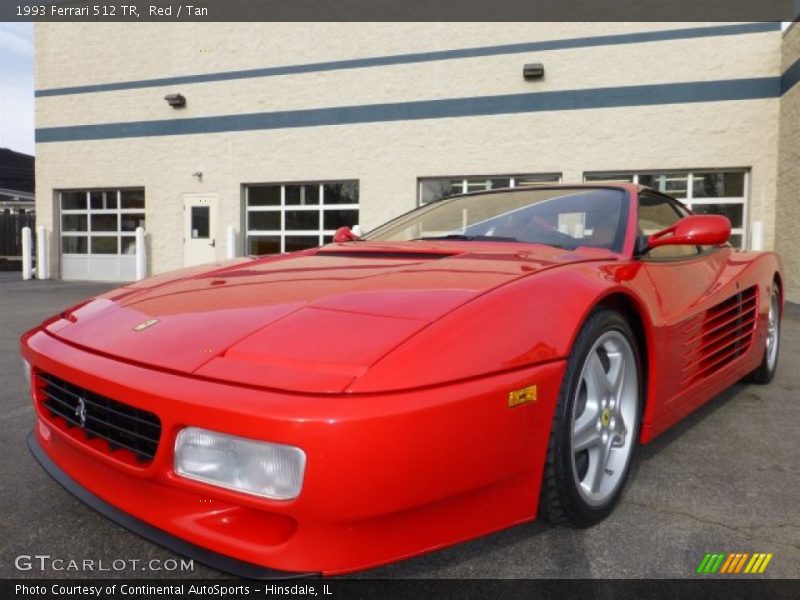 Front 3/4 View of 1993 512 TR 